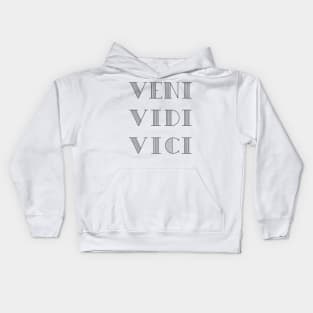 VENI VIDI VICI I came I saw I conquered Kids Hoodie